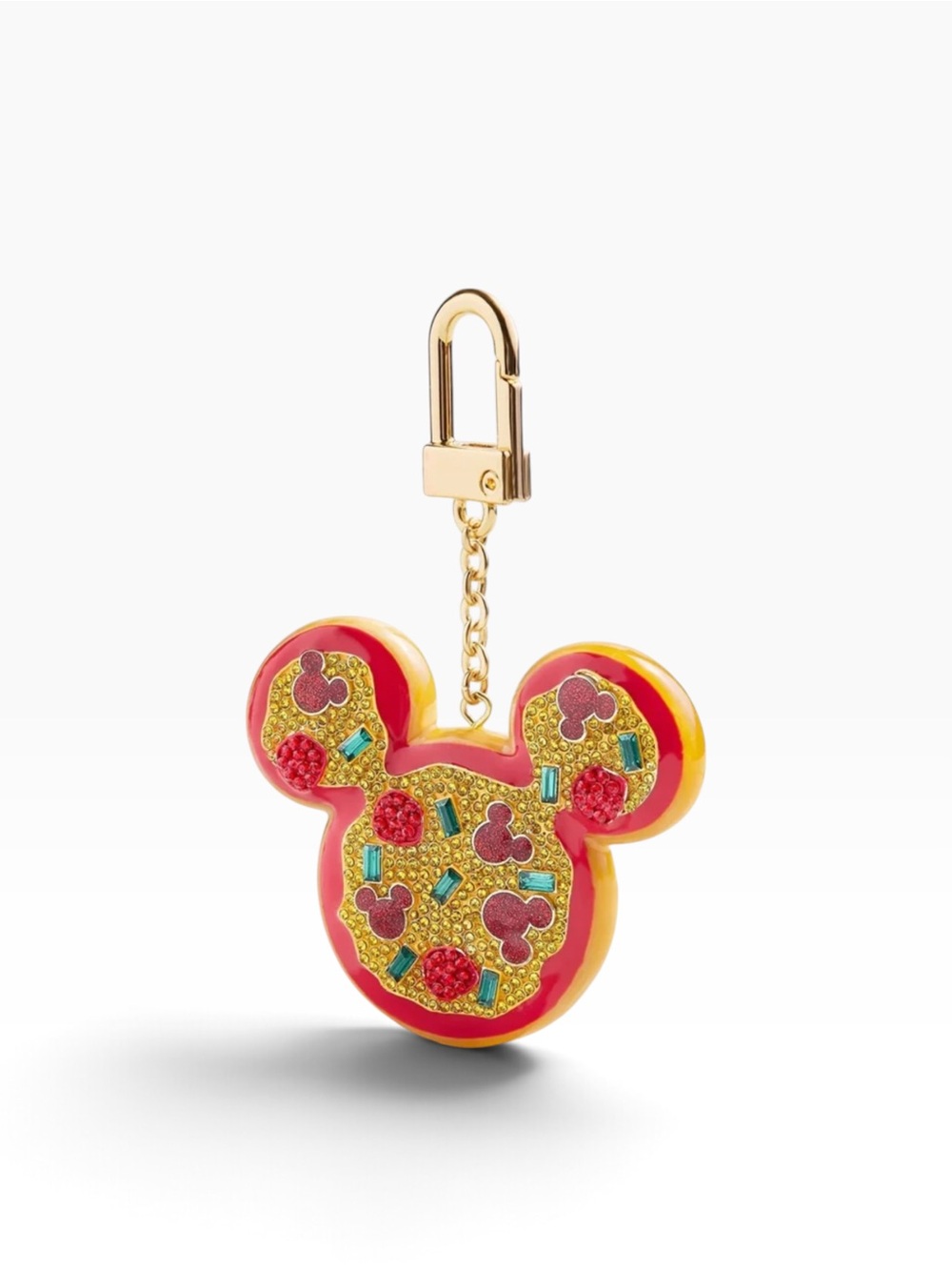 Mickey Mouse Disney Pizza Bag Charm Keychain - Picture 4 of 6